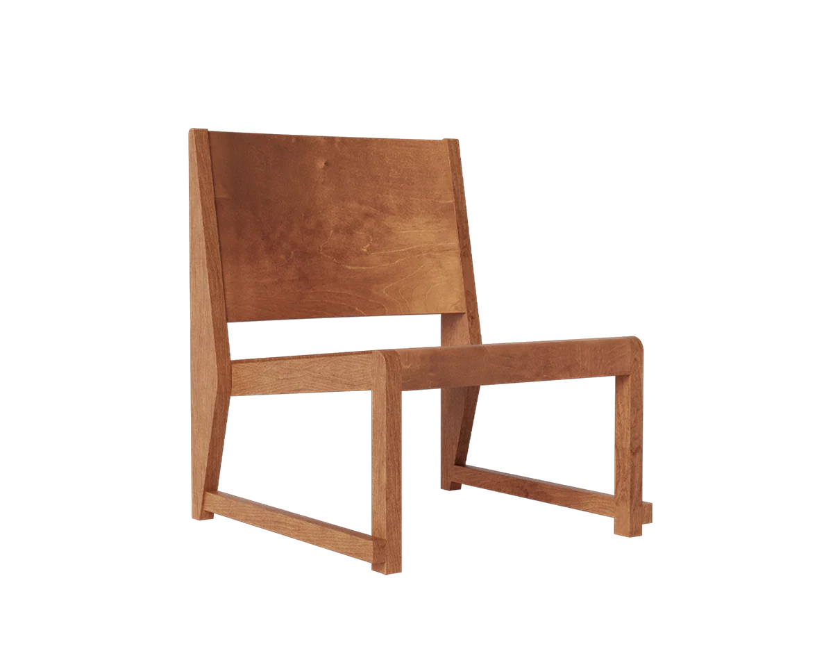 Easy Chair 01 | Warm Brown Birch – FRAMA