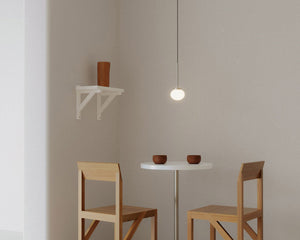 FRAMA Ovoid Pendant Light | Stainless Steel | Single