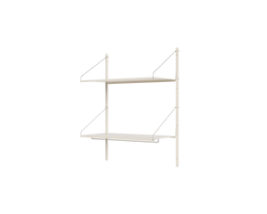 Shelf Library Hanger Section | Warm White Steel | H108.4 / W80