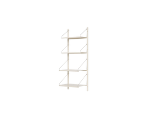 Shelf Library Single Section | Warm White Steel | H108.4 / W40