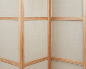 FRAMA Frame Room Divider | Natural Oak / Linen | Three Panels