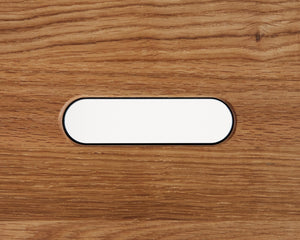 FRAMA Adam Stool | Black / Oak | H65