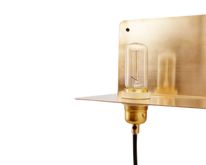 90° Wall Light | Brass