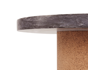 Sintra Table | Black Marble / Cork | Large