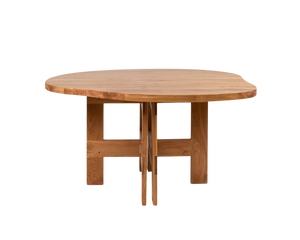 Farmhouse Trestle Table | Natural Oak | Pond