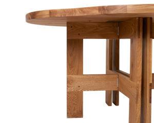 Farmhouse Trestle Table | Natural Oak | Pond