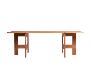 Farmhouse Trestle Table | Natural Oak | L220 Planks