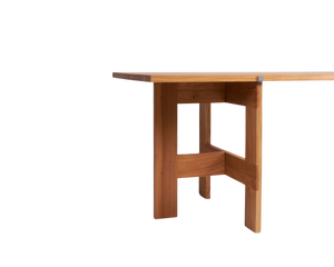 Farmhouse Trestle Table | Natural Oak | L220 Planks