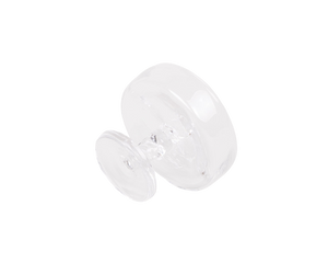 0405 Stem Glass Set of Four | Clear | Wide