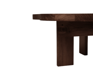 Farmhouse Coffee Table | Dark Oak | Pond