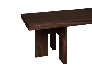 Farmhouse Coffee Table | Dark Oak | Rectangle
