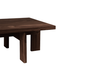 Farmhouse Coffee Table | Dark Oak | Square