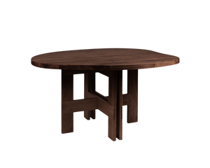 Farmhouse Trestle Table | Dark Oak | Pond