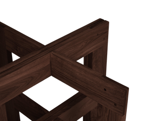 Farmhouse Table Trestles | Dark Oak