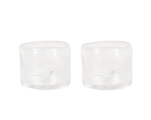 0405 Glass Set of Two | Clear | Wide