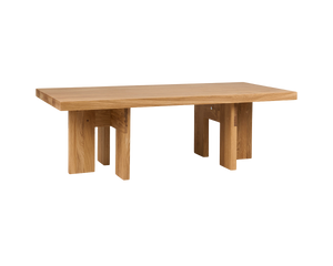 Farmhouse Coffee Table | Natural Oak | Rectangle