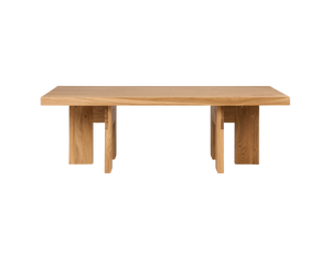 Farmhouse Coffee Table | Natural Oak | Rectangle