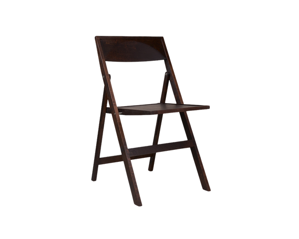 Folding Flat Chair | Dark Brown Birch – FRAMA