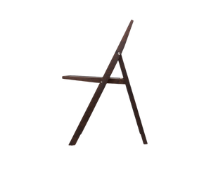Folding Flat Chair | Dark Brown Birch