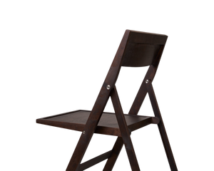 Folding Flat Chair | Dark Brown Birch