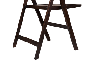 Folding Flat Chair | Dark Brown Birch
