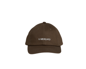 frama brown cotton cap hat