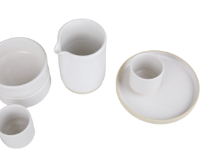 FRAMA Otto Ceramic Plate Set of Two | White | Small