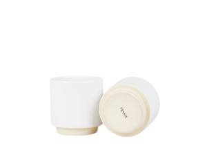 Otto Ceramic Cup Set of Two | White