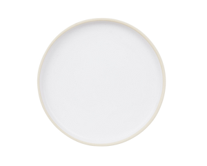 FRAMA Otto Ceramic Plate Set of Two | White | Large
