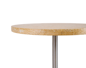 Table 57 | Yellow Limestone / Stainless Steel | Ø55