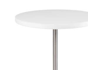 Table 57 | White / Stainless Steel | Ø55