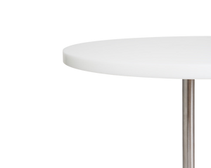 Table 57 | White / Stainless Steel | Ø70
