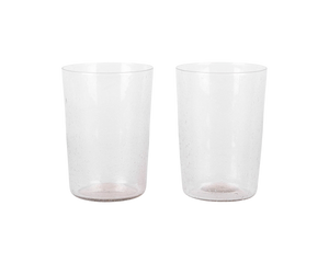 Isle Glass Set of Two | Light Smoke