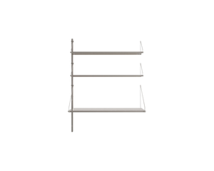 Shelf Library Add-on Desk Section | Stainless Steel | H108.4 / W80