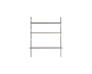 Shelf Library Desk Section | Stainless Steel | H108.4 / W80