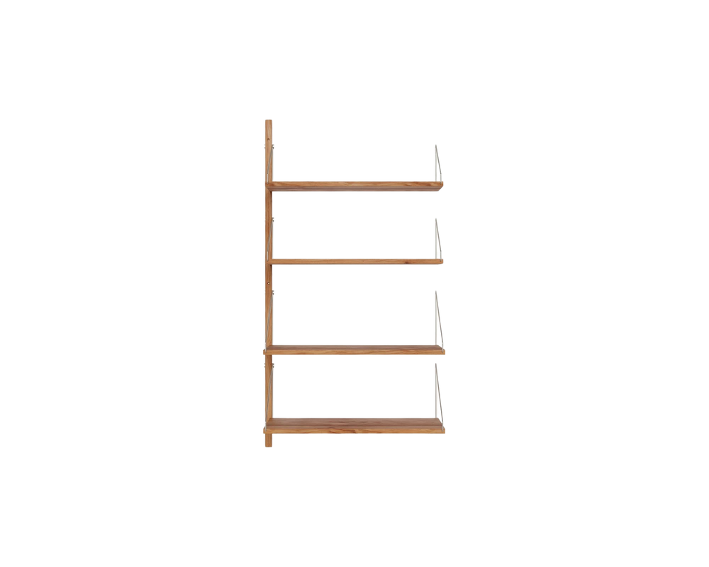 Shelf Library Add-on Section | Natural Oak | H1148 / W60 – FRAMA