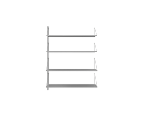 FRAMA Shelf Library Add-on Section | Stainless Steel | H1084 / W80