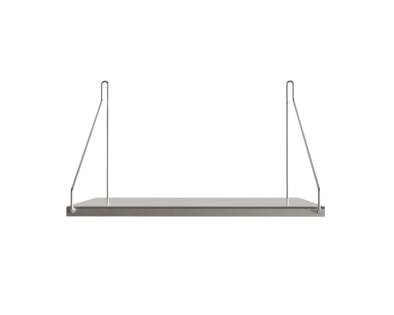 Single Shelf | Natural Oak / Stainless Steel | D20 / W60 – FRAMA