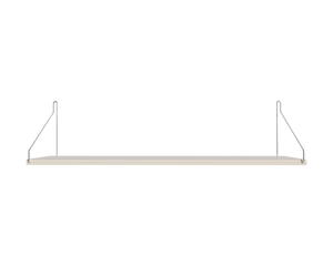 FRAMA Single Shelf | Warm White Steel | D20 / W80
