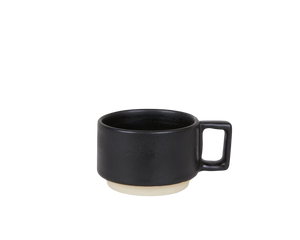 Otto Ceramic Mug with Handle | Black