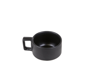 Otto Ceramic Mug with Handle | Black