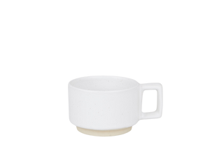 Otto Ceramic Mug with Handle | White