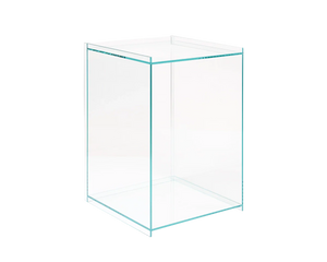 Rivet Box Table | Glass