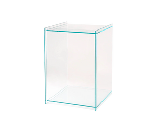 Rivet Box Table | Glass